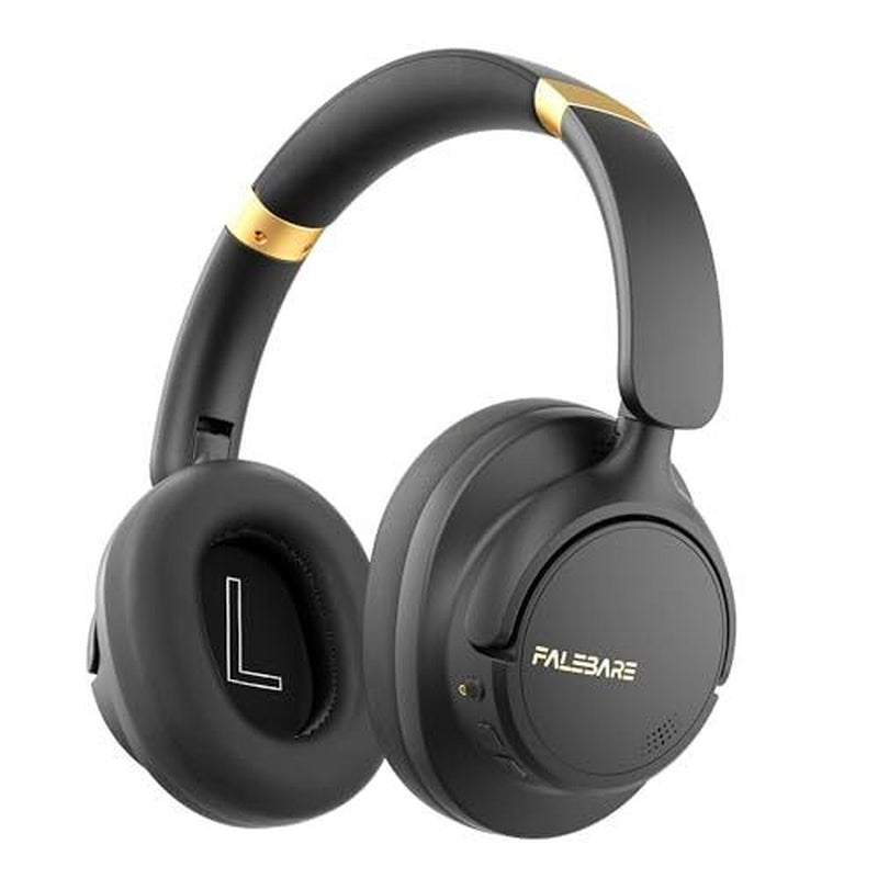 Auriculares Con Cancelación De Ruido, Auriculares Bluetooth Sobre La Oreja Negros